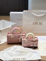 DIOR LADY DIOR JOY SIZE : 22CM / 17cm - Image 4