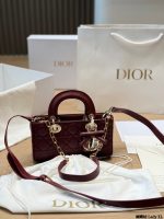 DIOR LADY DIOR JOY SIZE : 22CM / 17cm - Image 6
