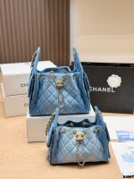 CHANEL 25 BAG SIZE : 22CM / 26CM