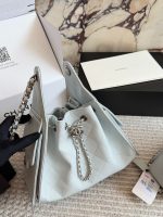 CHANEL 25 HOBO  SILVER HARDWARE SIZE : 22 CM / 26 CM - Image 7