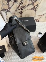 CHANEL 25 bag silver hardware size : 22/26 cm - Image 4