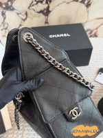 CHANEL 25 bag silver hardware size : 22/26 cm - Image 5