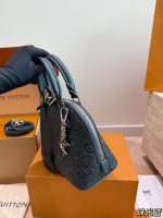 LOUIS VUITTON lv ALMA BLACK SIZE : 24CM - Image 4