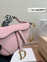 DIOR SADDLE BAG SIZE : 25 X20cm,  18 X19cm - Image 5