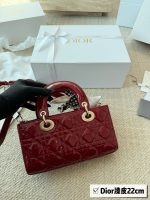 DIOR lady dior joy size : 17/22 cm - Image 7