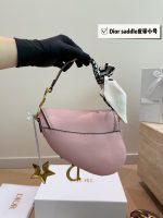 DIOR SADDLE BAG SIZE : 25 X20cm,  18 X19cm - Image 7