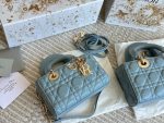 DIOR LADY DIOR JOY  SIZE : 22cm / 17cm - Image 8