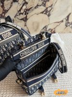 DIOR camp bag size : 29*27cm - Image 4