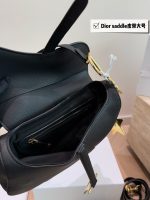DIOR SADDLE BAG SIZE : 25 X20cm,  18 X19cm - Image 8