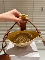 Celine bucket raffia bag size : 16X 18 cm - Image 3