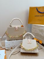 LOUIS VUITTON  lv capucines bag  size :20cm - Image 3