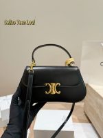 CELINE Triomphe handle crossbody bag size : 23x13cm - Image 3