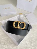 Dior belt 3.0cm size : 80-100 cm - Image 2
