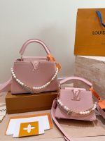 LOUIS VUITTON lv capucines bag  size :27*17/ 20*14 cm