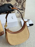 CELINE raffia hobo bag size : 24*20cm