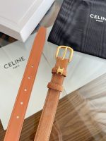 Celine triomphe suede belt 2.5 cm size: 80-100 cm - Image 5