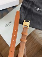 Celine triomphe suede belt 2.5 cm size: 80-100 cm