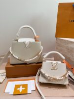 LOUIS VUITTON lv capucines bag  size :27*17/ 20*14 cm - Image 6
