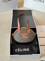 Celine OVAL BAG size:  21x24x5cm