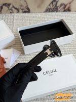 CELINE sunglasses black color with silver hard ware - Image 3
