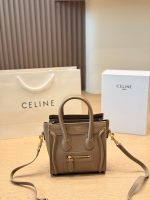 CELINE luggage hobo bag size : 28 x 28cm/ 22 x 20cm - Image 4