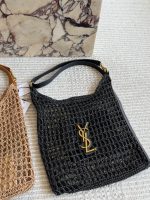 YSL raffia beach bag hobo tote size :33x 32cm - Image 8