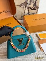 LOUIS VUITTON lv capucines bag  size :20cm