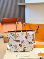 LOUIS VUITTON lv NEVERFULL BAG SIZE : 35 X 30cm - Image 3