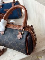 Celine monogram boston speedy mini bag size : 14.5*10cm - Image 3