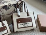 Burberry canvas tote bag size : 23cm/ 35cm - Image 3