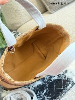 Celine beach raffia bag  size :  22 cm - Image 6