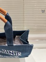 CELINE denim  tote size : 40 x 30cm - Image 5