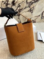 Celine bucket suede hobo bag size : 24*25cm - Image 6