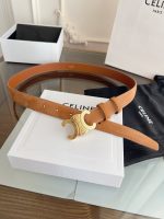 Celine triomphe suede belt 2.5 cm size: 80-100 cm - Image 4