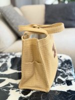 CELINE Cabas Thais raffia beach bag size : 40cm - Image 7