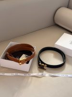 CELINE TRIOMPHE BELT  2CM  size : 75-100 cm - Image 3