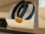 celine belt black with gold hardware size : 75-100cm