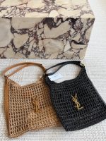 YSL raffia beach bag hobo tote size :33x 32cm - Image 9