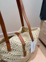 YSL raffia beach bag hobo tote size : 29 x 24cm - Image 4