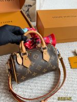 LOUIS VUITTON lv nano speedy bag size : 16cm - Image 6