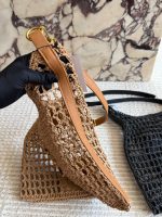 YSL raffia beach bag hobo tote size :33x 32cm - Image 6