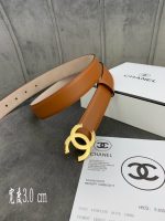 Chanel belt 3.0cm size : 80-110 cm