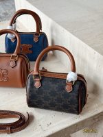 Celine monogram boston speedy mini bag size : 14.5*10cm