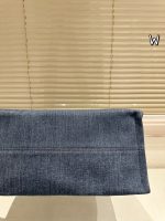 CELINE denim  tote size : 40 x 30cm - Image 7