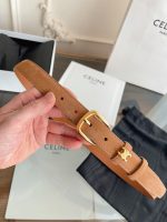 Celine triomphe suede belt 2.5 cm size: 80-100 cm - Image 6