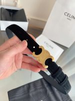 Celine triomphe suede belt 2.5 cm size: 80-100 cm - Image 6