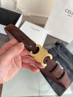 Celine triomphe suede belt 2.5 cm size: 80-100 cm - Image 6