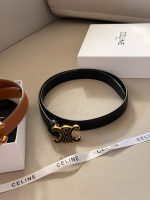 CELINE TRIOMPHE BELT  2CM  size : 75-100 cm - Image 5