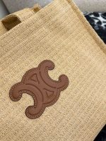 CELINE Cabas Thais raffia beach bag size : 40cm - Image 4