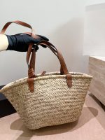 CELINE raffia beach hobo bag size : 25 cm - Image 7